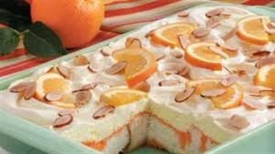 Orange Angel Food Cake Dessert