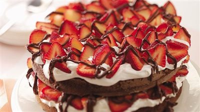 Chocolate Strawberry Torte