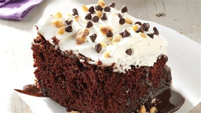 Caramel-Fudge Chocolate Cake