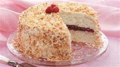 Raspberry Coconut Cake