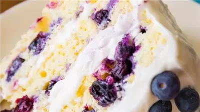 Lemon Blueberry Layer Cake