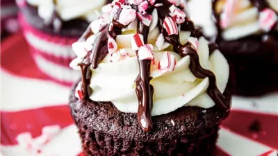 Peppermint Mocha Cupcakes