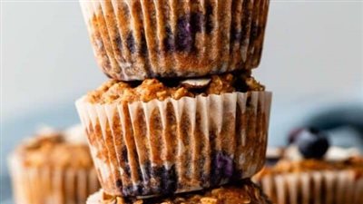 Blueberry Almond Power Muffins