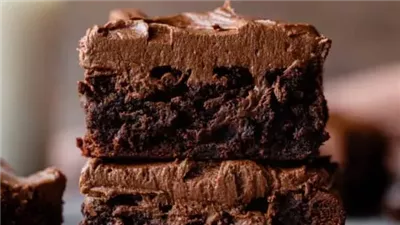 Chewy Fudgy Frosted Brownies