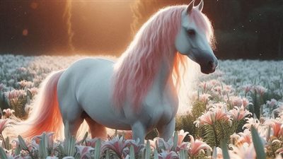 Horses That Graze on Pasture 24/7 Eat More Slowly