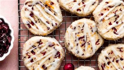 Cranberry Orange Icebox Cookies