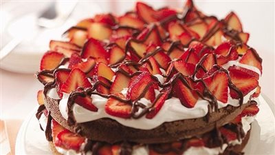 Chocolate Strawberry Torte
