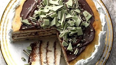 Minted Chocolate Torte