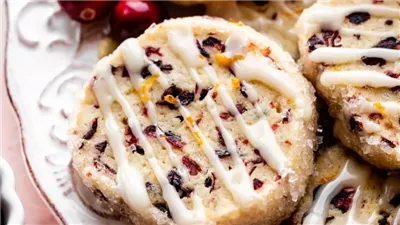 Cranberry Orange Icebox Cookies