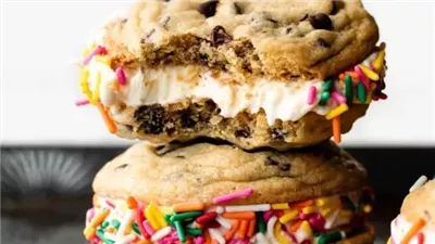 Cookie Ice Cream Sandwiches