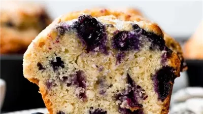Sparkling Jumbo Blueberry Muffins