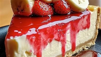 🍓🎂 Banana Pudding Strawberry Cheesecake