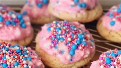 Cotton Candy Cookies Recipe 🍭🍪