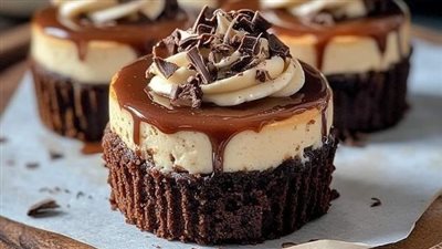 Brownie Cupcake Cheesecakes