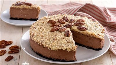 Irresistible German Chocolate Cheesecake