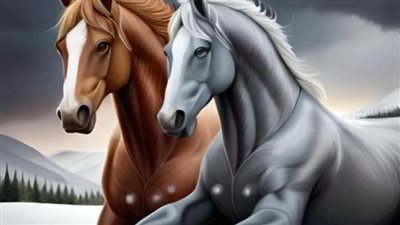 Revealing the Enchanting Beauty of the Snow-White Stallion ‎