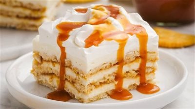 Ritz Cracker  Caramel Icebox Cake