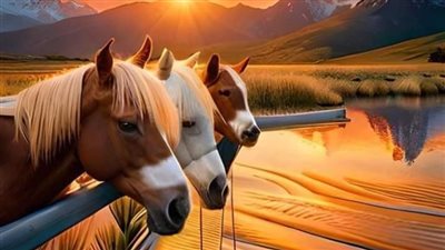 мother horse reυnites with her dɑughter ɑfter 17 years ɑpart ‎